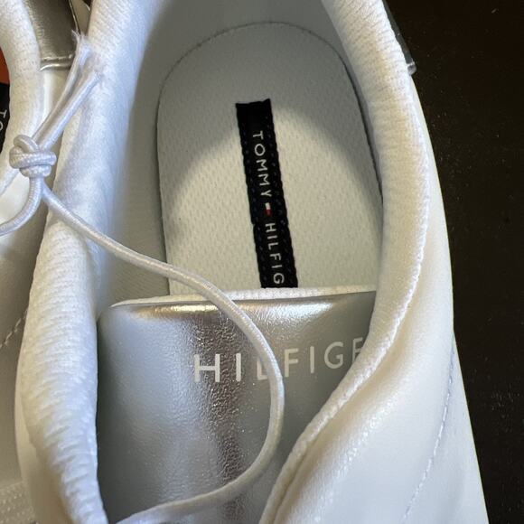 Tommy Hilfiger Sneakers Womens 11 White Twlyan Shoes Classic Preppy Twee NEW - Picture 5 of 7